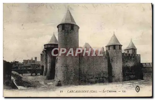 Cartes postales Carcassonne Le chateau