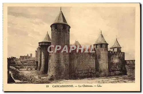 Cartes postales Carcassonne Le chateau