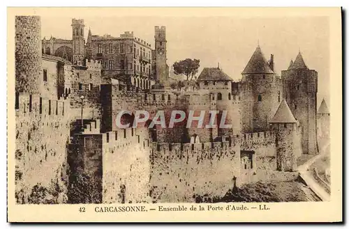 Cartes postales Carcassonne Ensemble De La Porte D&#39Aude