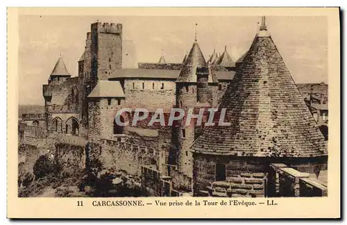 Cartes postales Carcassonne Vue Prise De La Tour De I'Eveque