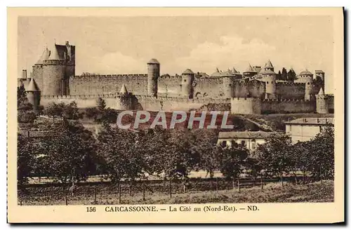 Cartes postales Carcassonne La Cite Au Nord Est