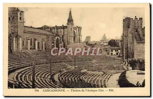 Cartes postales Carcassonne Theatre De I&#39Antique Cite