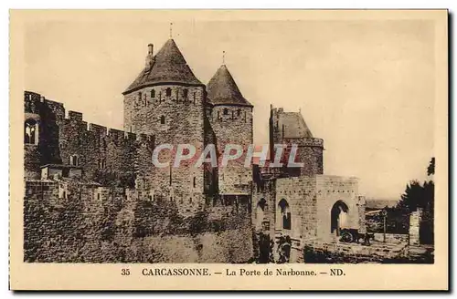 Cartes postales Carcassonne La Porte De Narbonne