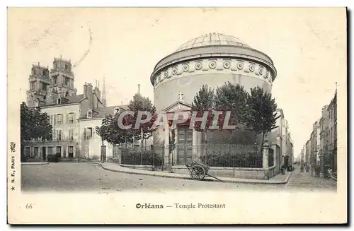 Cartes postales Religion prostestante Orleans Temple protestant