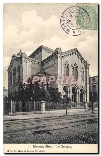 Ansichtskarte AK Religion prostestante Montpellier Temple protestant