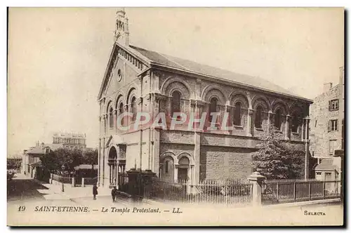 Cartes postales Religion prostestante Saint Etienne Temple protestant