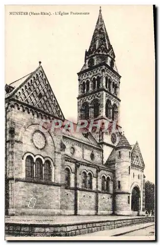 Ansichtskarte AK Religion prostestante Munster Eglise protestante Temple protestant