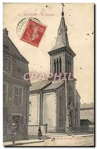 Cartes postales Religion prostestante Belfort Temple protestant
