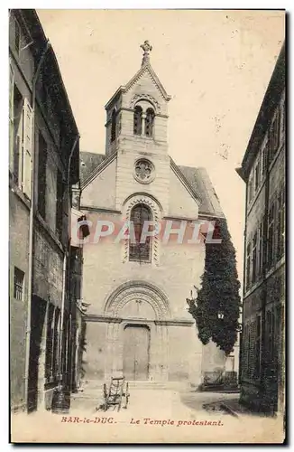 Cartes postales Religion prostestante Bar le Duc Temple protestant