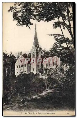 Cartes postales Religion prostestante Hohwald Eglise protestante