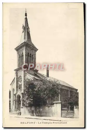 Ansichtskarte AK Religion prostestante Belfort Temple protestant