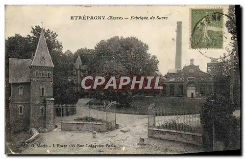 Cartes postales Sucrerie Etrepagny Fabrique de sucre