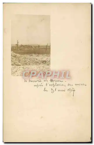 CARTE PHOTO Sucrerie de Moscou apres l&#39explosion des mines 31 mai 1917