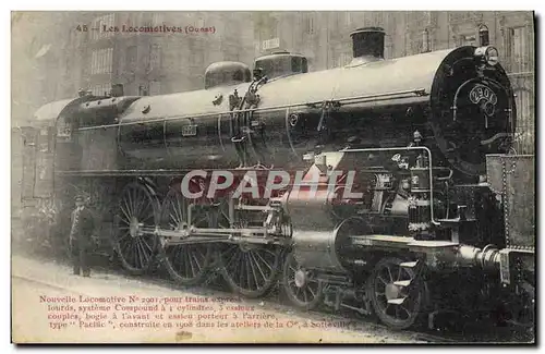 Ansichtskarte AK Train Nouvelle Locomotive 2901 pour trains express