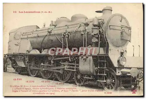 Cartes postales Train Locomotive 6101