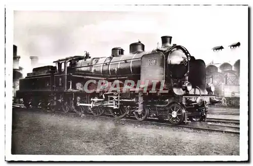 Cartes postales Train Locomotive S 12 1301 a 1308 Alsace Lorraine