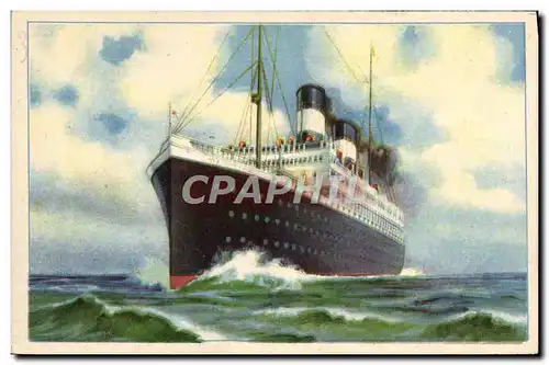 Cartes postales Bateau Paquebot Re Vittorio NGI