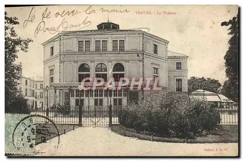 Cartes postales Theatre Troyes