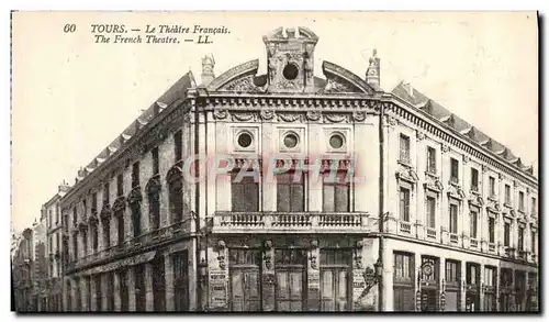 Cartes postales Tours Theatre francais