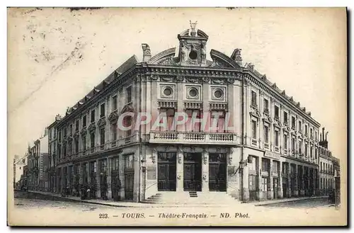 Cartes postales Theatre francais Tours