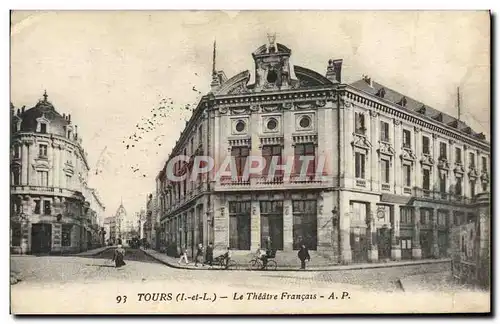 Cartes postales Theatre francais Tours