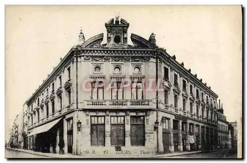 Cartes postales Theatre francais Tours