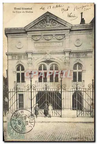 Cartes postales Toul Le foyer du Theatre