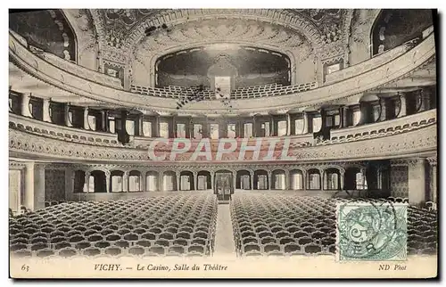 Cartes postales Vichy Le casino Salle de Theatre