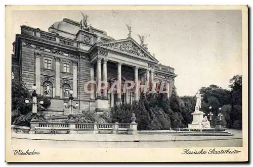 Cartes postales Theatre Wiesbaden