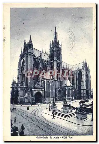 Cartes postales Cathedrale De Metz cote Sud