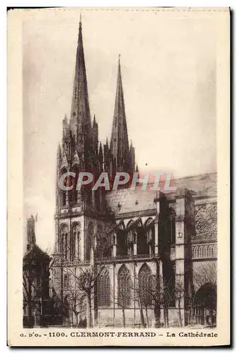 Cartes postales Clermont Ferrand La Cathedrale