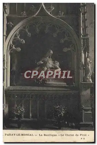 Cartes postales Paray Le Monial La Basilique Le Christ de Pitie