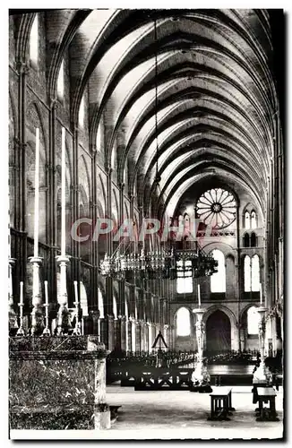 Cartes postales moderne Basilique Saint Remi Reims La grande nef vue du choeur