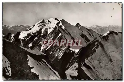 Cartes postales moderne Massif du Mont Blanc Aiguilles de Trelatete Dome de Miage Col de Miage