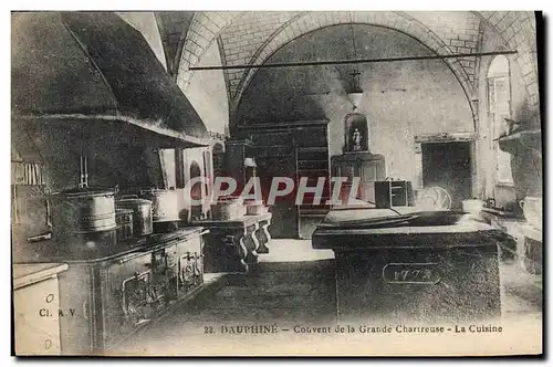 Ansichtskarte AK Dauphine Couvent De La Grande Chartreuse La Cuisine