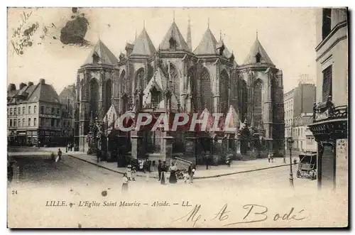 Ansichtskarte AK Lille L&#39Eglise Saint Maurice Abside