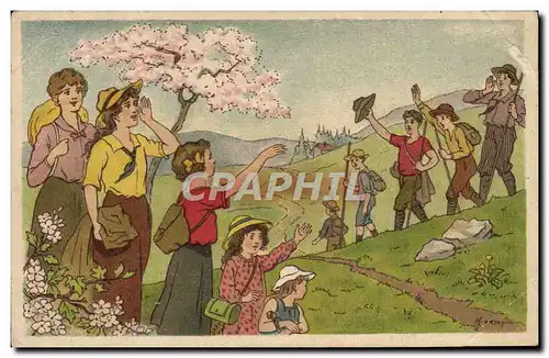 Cartes postales Scout Scoutisme Jamboree La jeunesse pour la jeunee