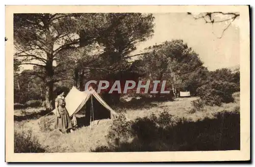 Ansichtskarte AK Scout Scoutisme Jamboree Un joli coin de camp en Provence