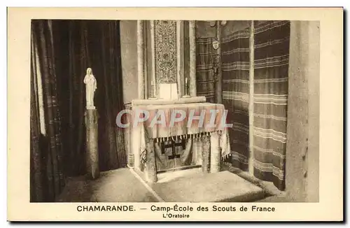 Cartes postales Scout Scoutisme Jamboree Chamarande Camp ecole des scouts de France L&#39oratoire