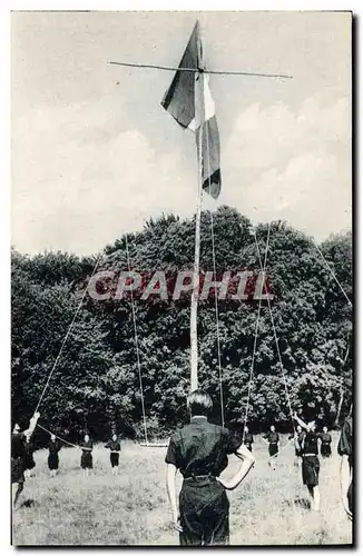 Cartes postales Scout Scoutisme Jamboree Compagnons de France Envoyez les couleurs