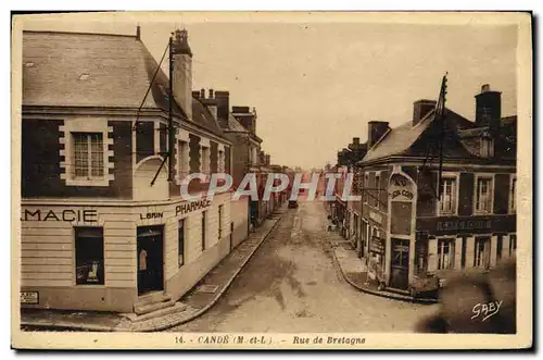 Cartes postales Cande Rue de Bretagne Pharmacie