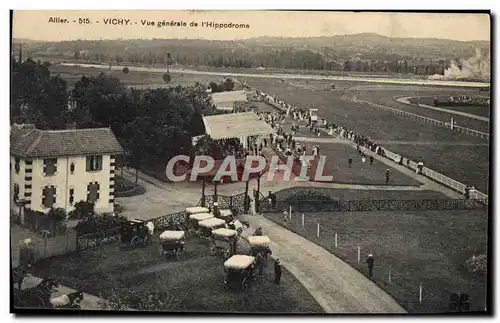 Cartes postales Cheval Equitation Hippisme Vichy Vue generale de l&#39hippodrome