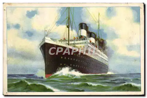 Cartes postales Bateau Paquebot NGI Re Vittorio