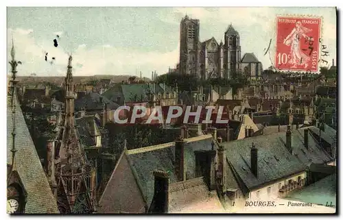 Cartes postales Bourges Panorama