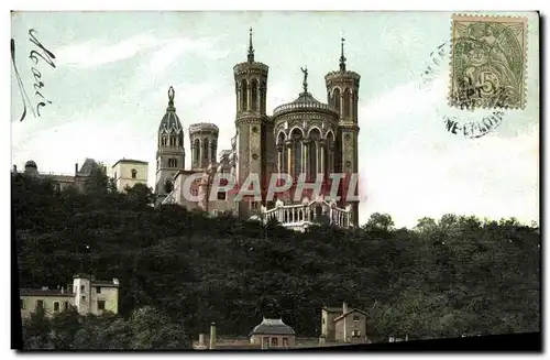 Cartes postales Lyon Fourvieres vue des tours St Martin