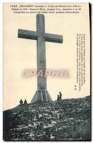 Ansichtskarte AK Chambery Croix du Nivolet