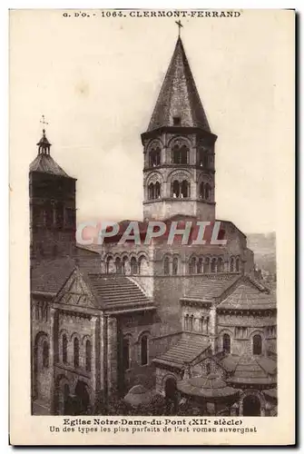 Cartes postales Eglise Notre Dame du Pont Clermont Ferrand