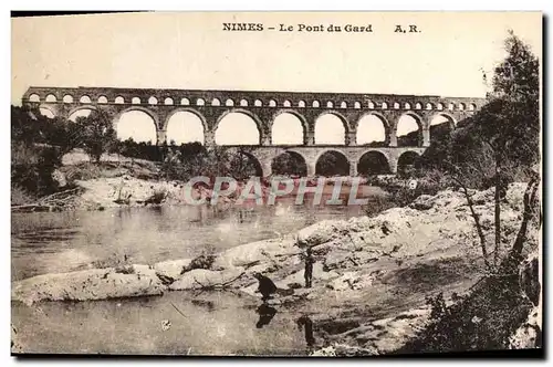 Cartes postales Nimes Le Pont du Gard