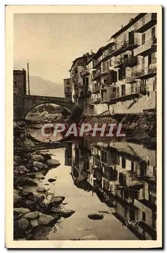 Cartes postales Sospel Reflet dans la Bevera