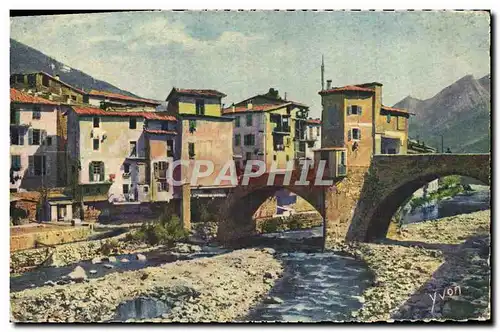 Cartes postales Sospel Vieilles Maisons sur la Bevera